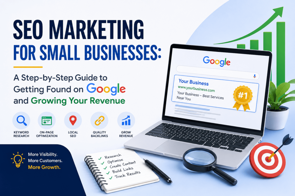 SEO Marketing for Small Businesses: A Step-by-Step Guide to Getting Found on Google and Growing Your Revenue